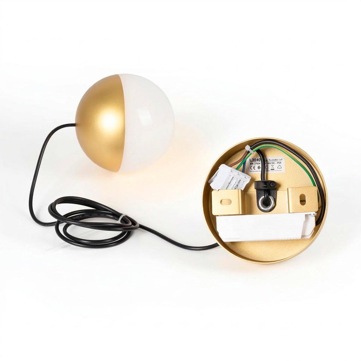 Lámpara colgante LED esférica "ASTRO" - 9W - Luz cálida (28)