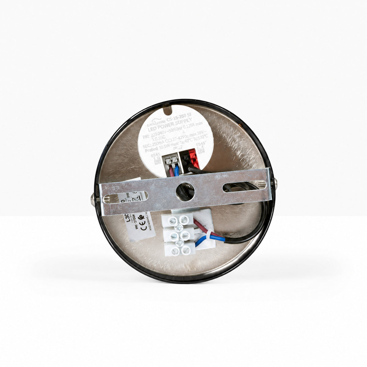 Aplique de pared LED con óptica "BOO" 9W - Cromo - Up & down - 2700K (19)
