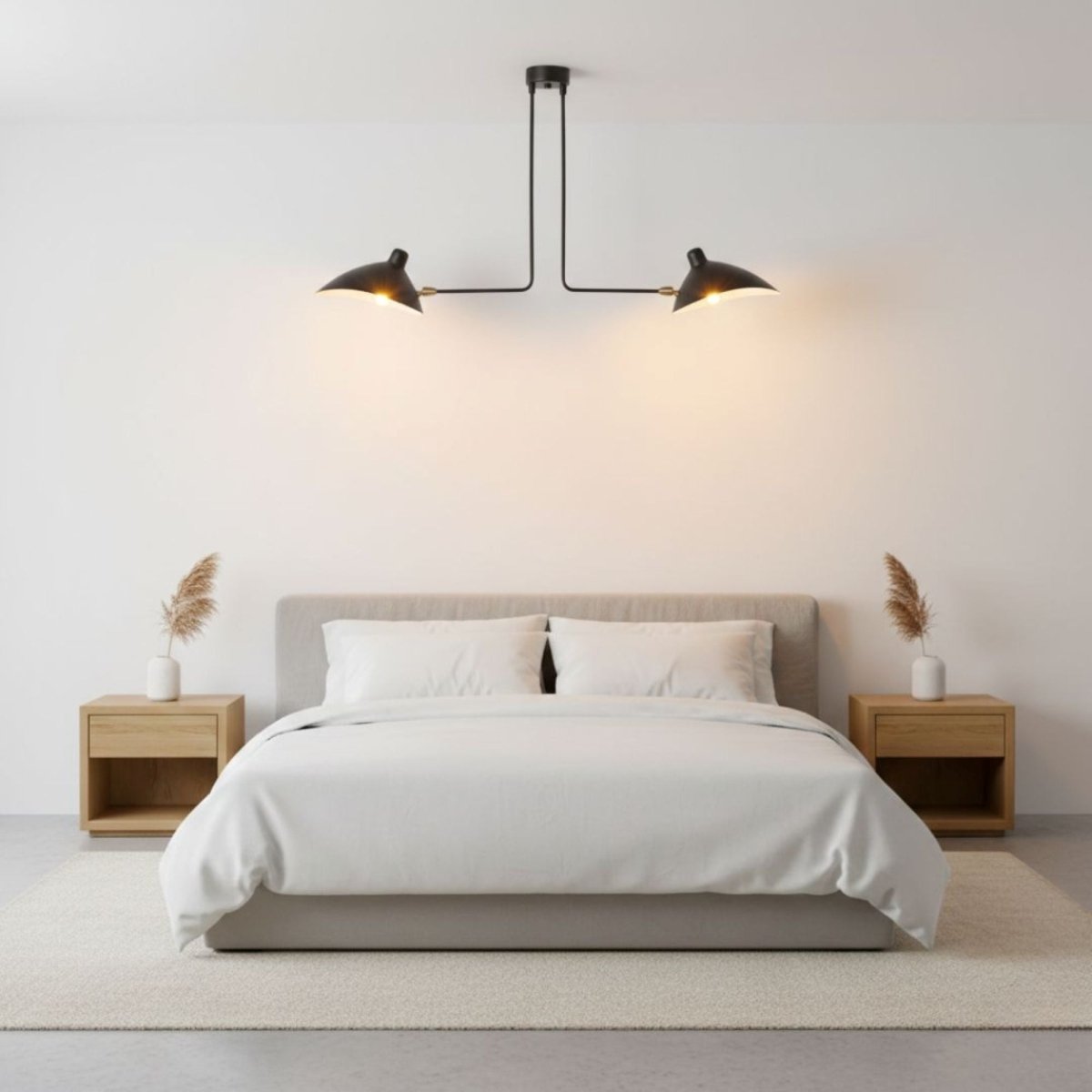 Lámpara de techo de diseño "Muller 2" - 2 x E27 - Barcelona Led-Decoración