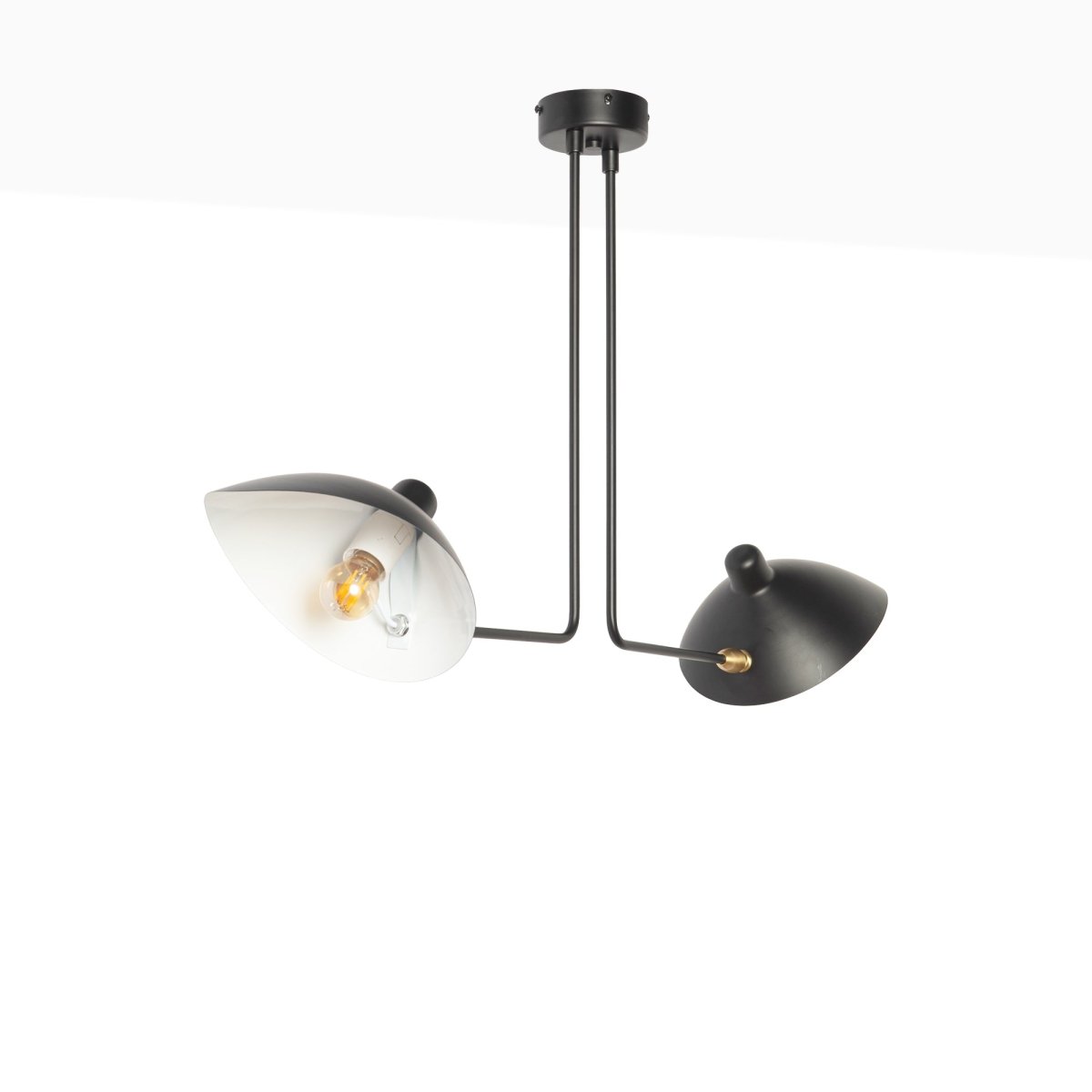 Lámpara de techo de diseño "Muller 2" - 2 x E27 - Barcelona Led-Decoración