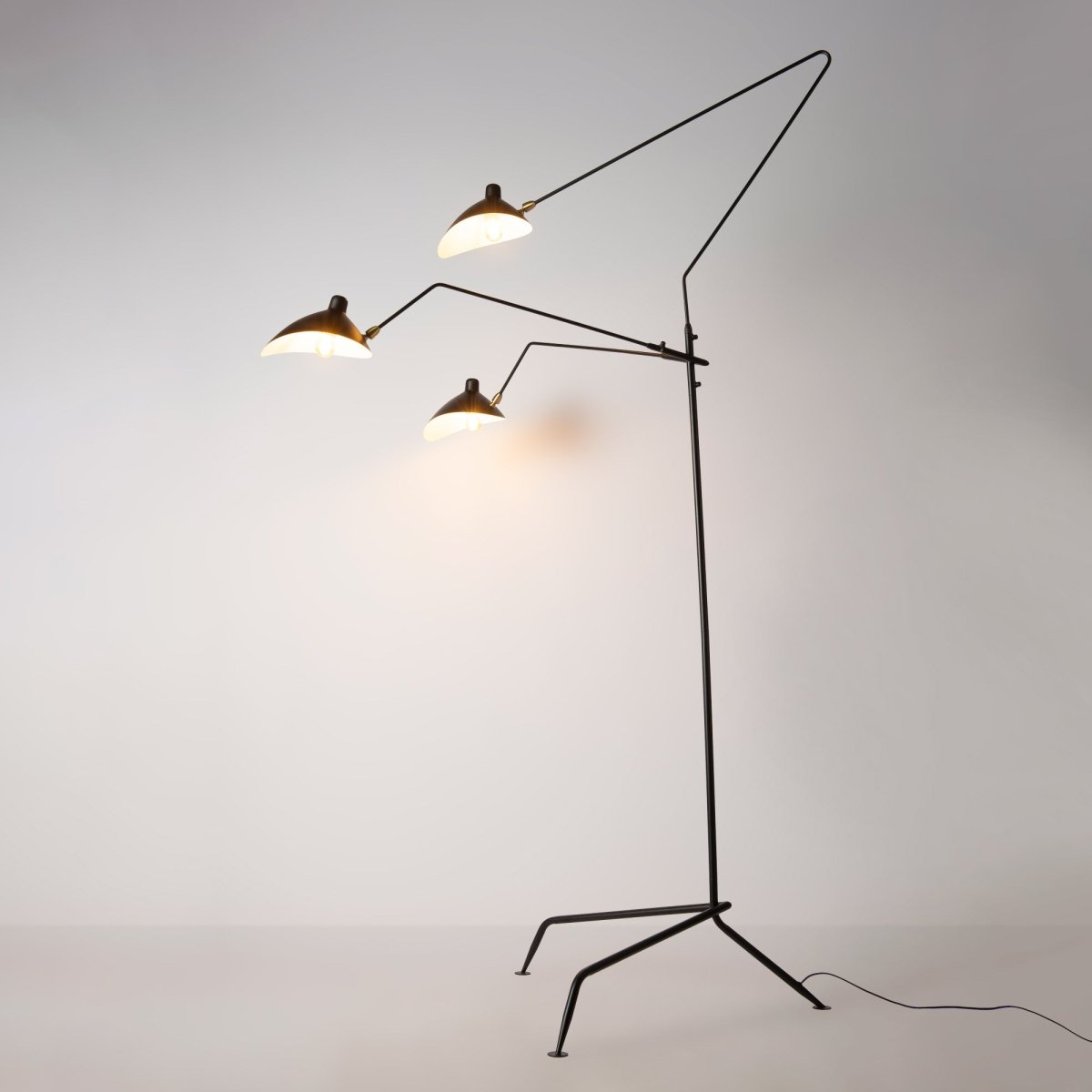 Lámpara de pie de diseño "Muller 3" - 3 x E27 - Barcelona Led-Decoración