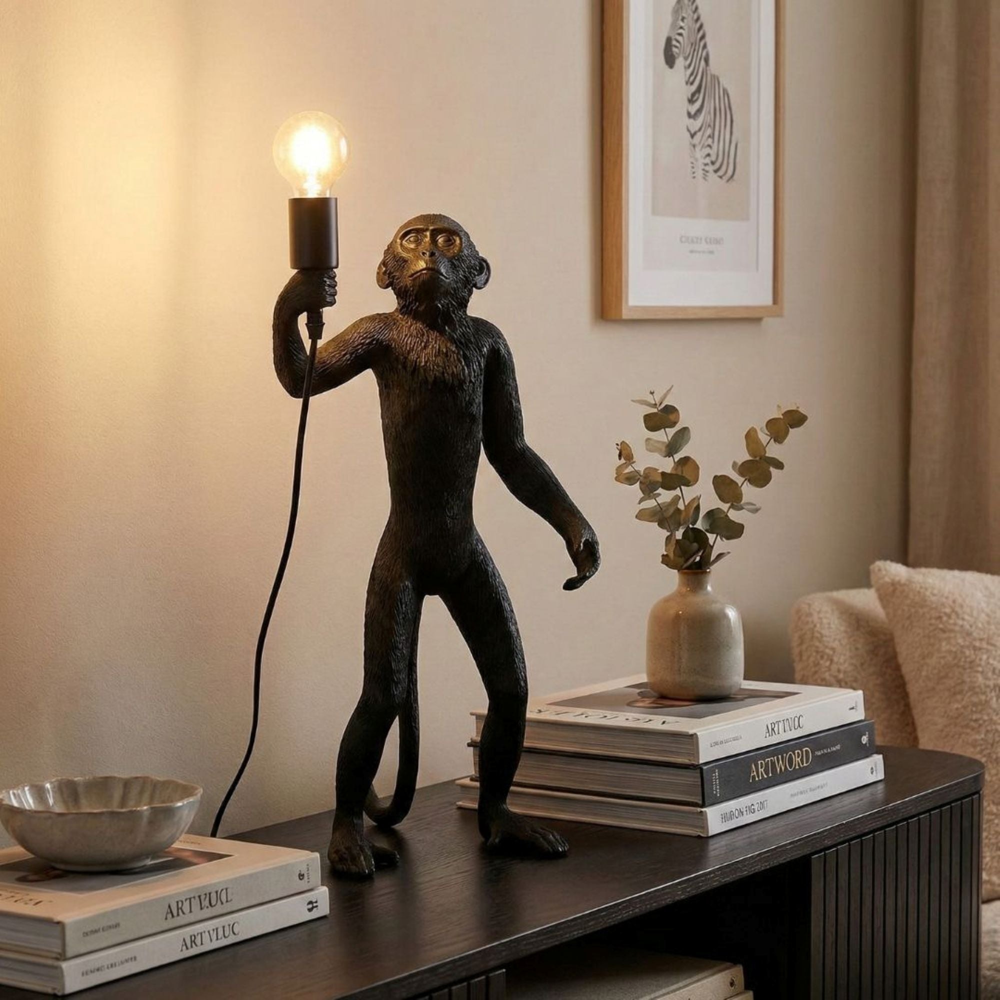 Lámpara mono de resina "Micu" (5)