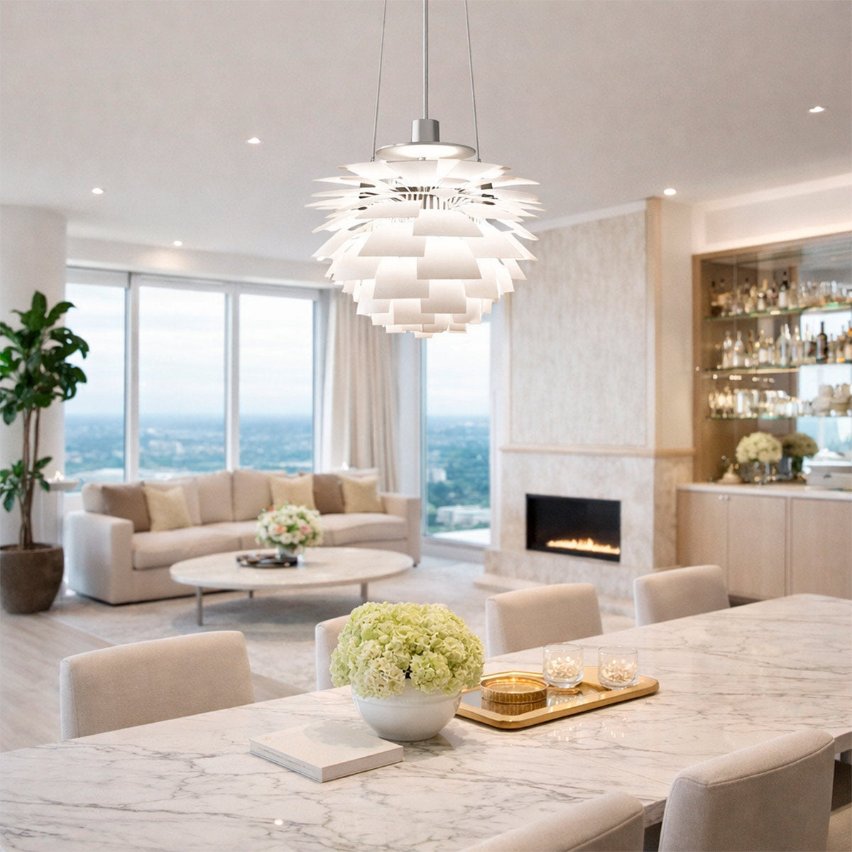 Lámpara colgante de diseño "Luxor M" - E27 (9)