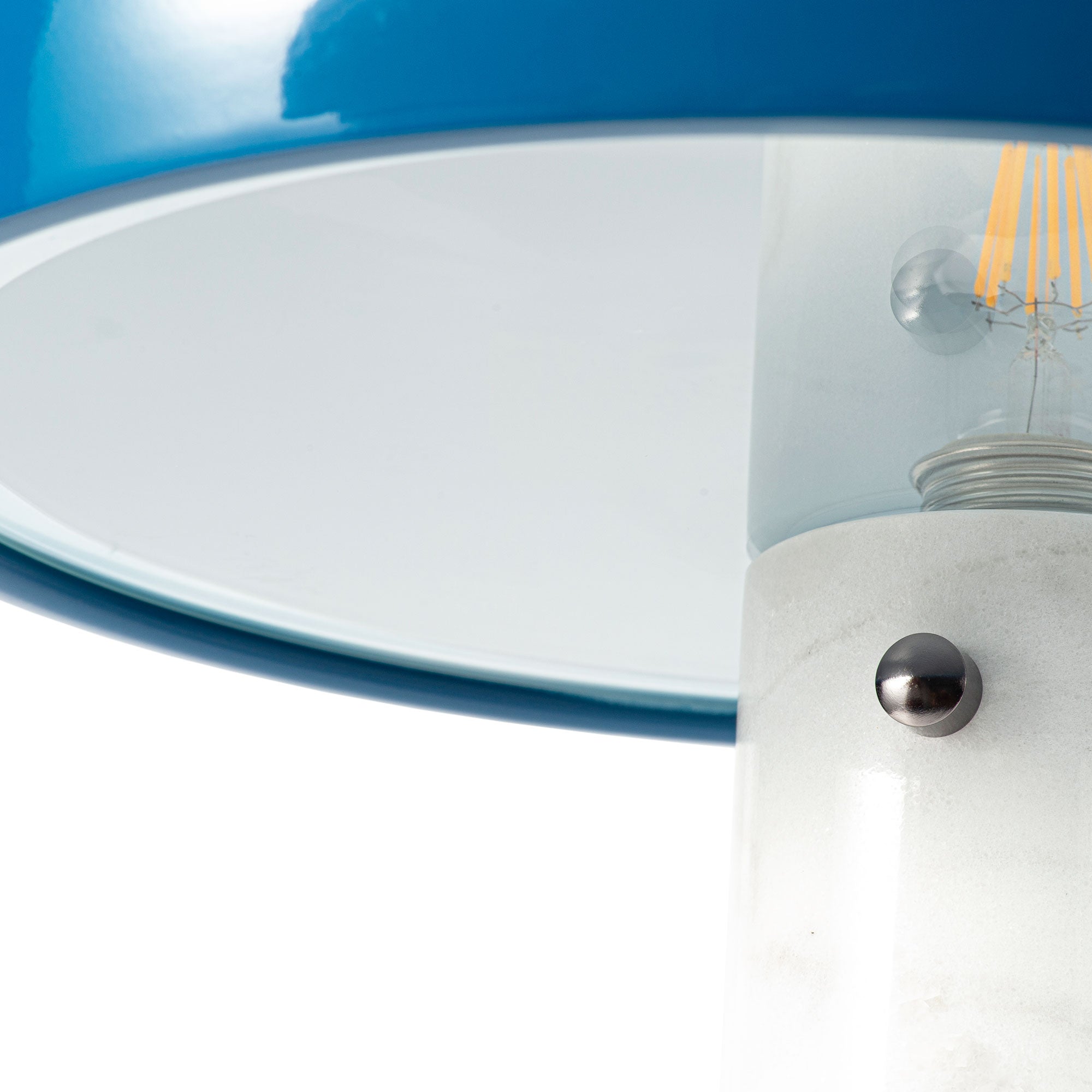 Lámpara de mesa "Flick 400" - Metal y mármol - E27 (6)