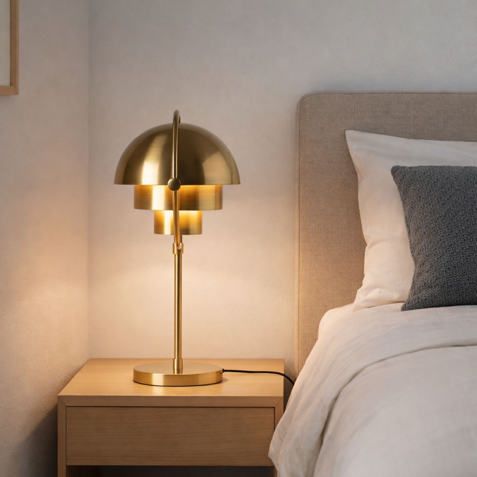 Lámpara de mesa de diseño "MONROE" - E27 (10)