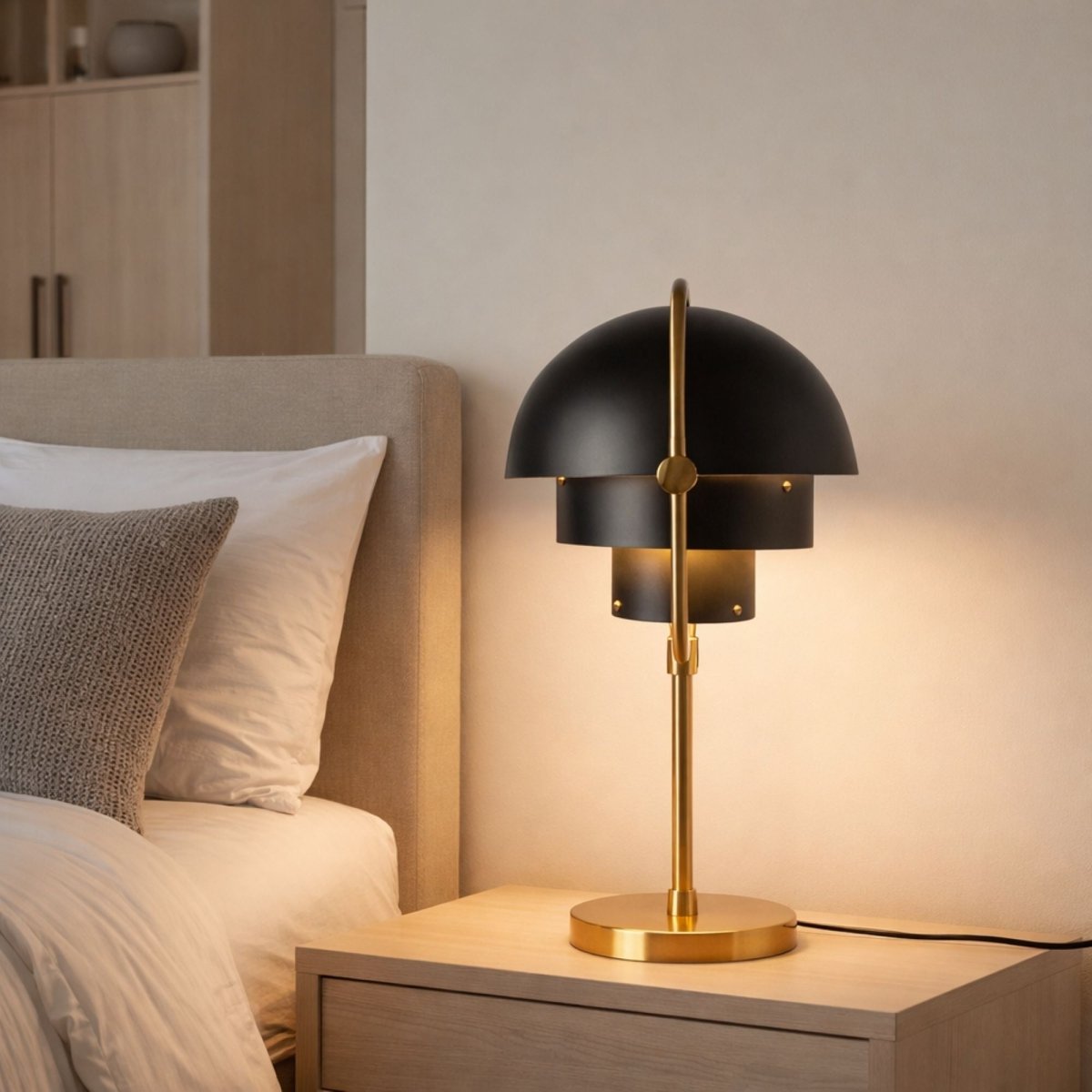 Lámpara de mesa de diseño "MONROE" - E27 - Barcelona Led-Iluminación