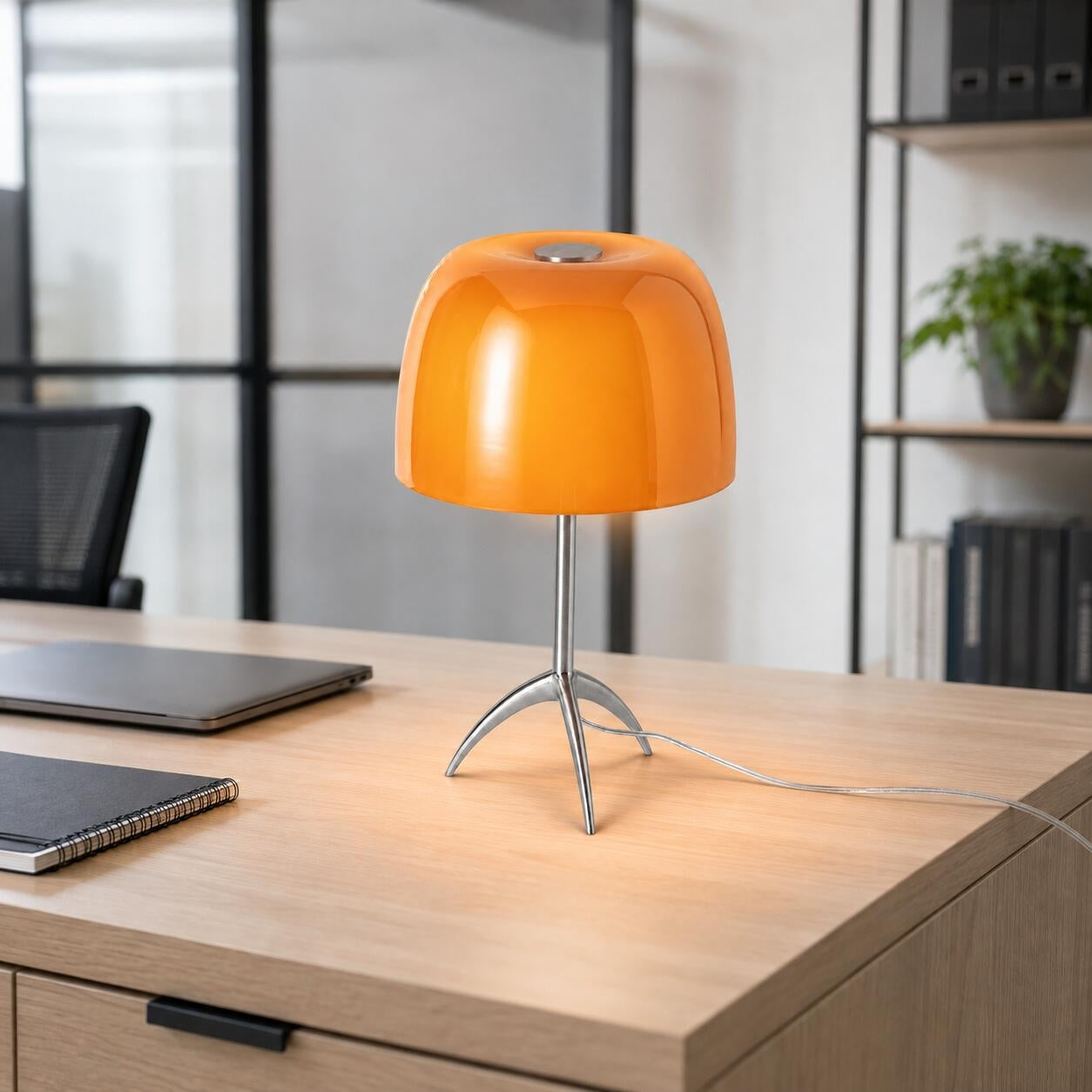 Lámpara de mesa de diseño "IRIDE" - Pantalla de cristal - G9 (26)