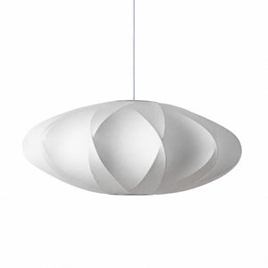 Lámpara colgante de diseño "MERIDIA 600" - Pantalla de seda - E27 - 60 cm (2)
