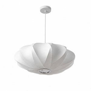 Lámpara colgante de diseño "MERIDIA 600" - Pantalla de seda - E27 - 60 cm (4)
