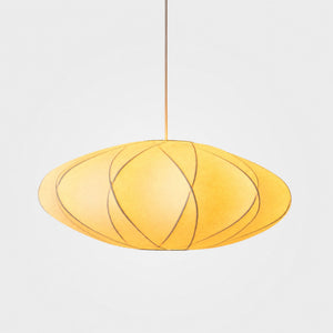 Lámpara colgante de diseño "MERIDIA 600" - Pantalla de seda - E27 - 60 cm (3)