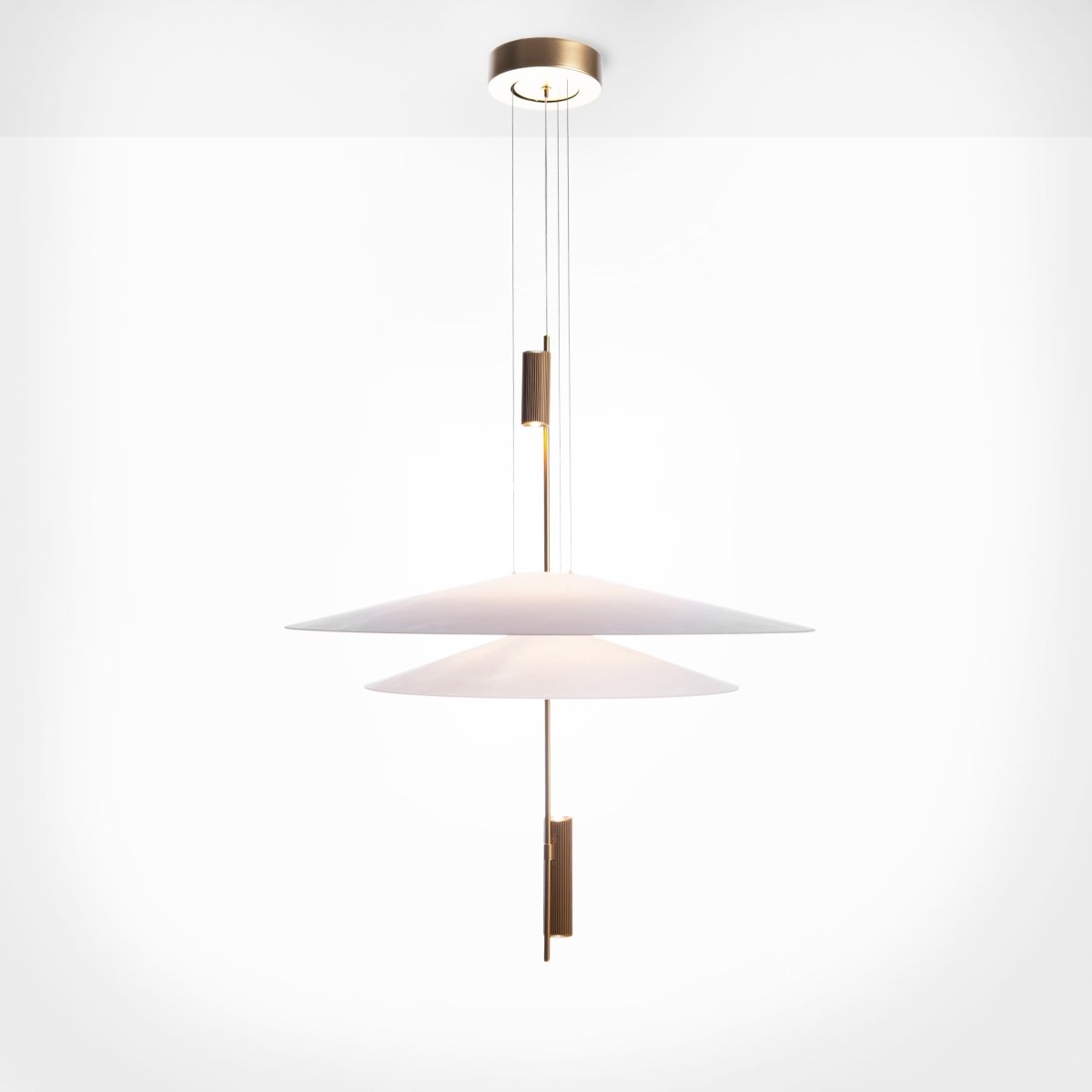 Lámpara colgante de diseño "HERON" - Discos - 15W - 2800K - Barcelona Led-Decoración