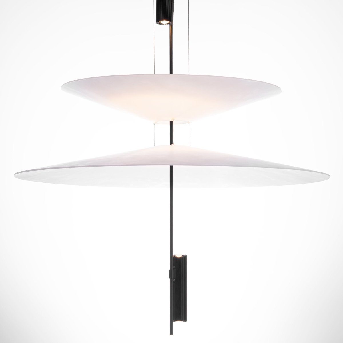 Lámpara colgante de diseño "CRANE" - Discos asimétricos - 15W - 2800K - Barcelona Led-Decoración