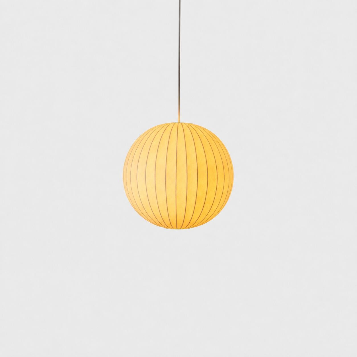Lámpara colgante de diseño "NUBA 300" - Pantalla de seda - E27 - 30cm (4)