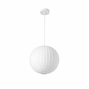 Lámpara colgante de diseño "NUBA 400" - Pantalla de seda - E27 - 40cm (7)