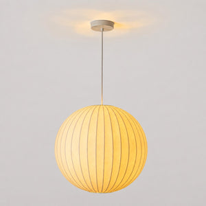 Lámpara colgante de diseño "NUBA 500" - Pantalla de seda - E27 - 50cm (4)