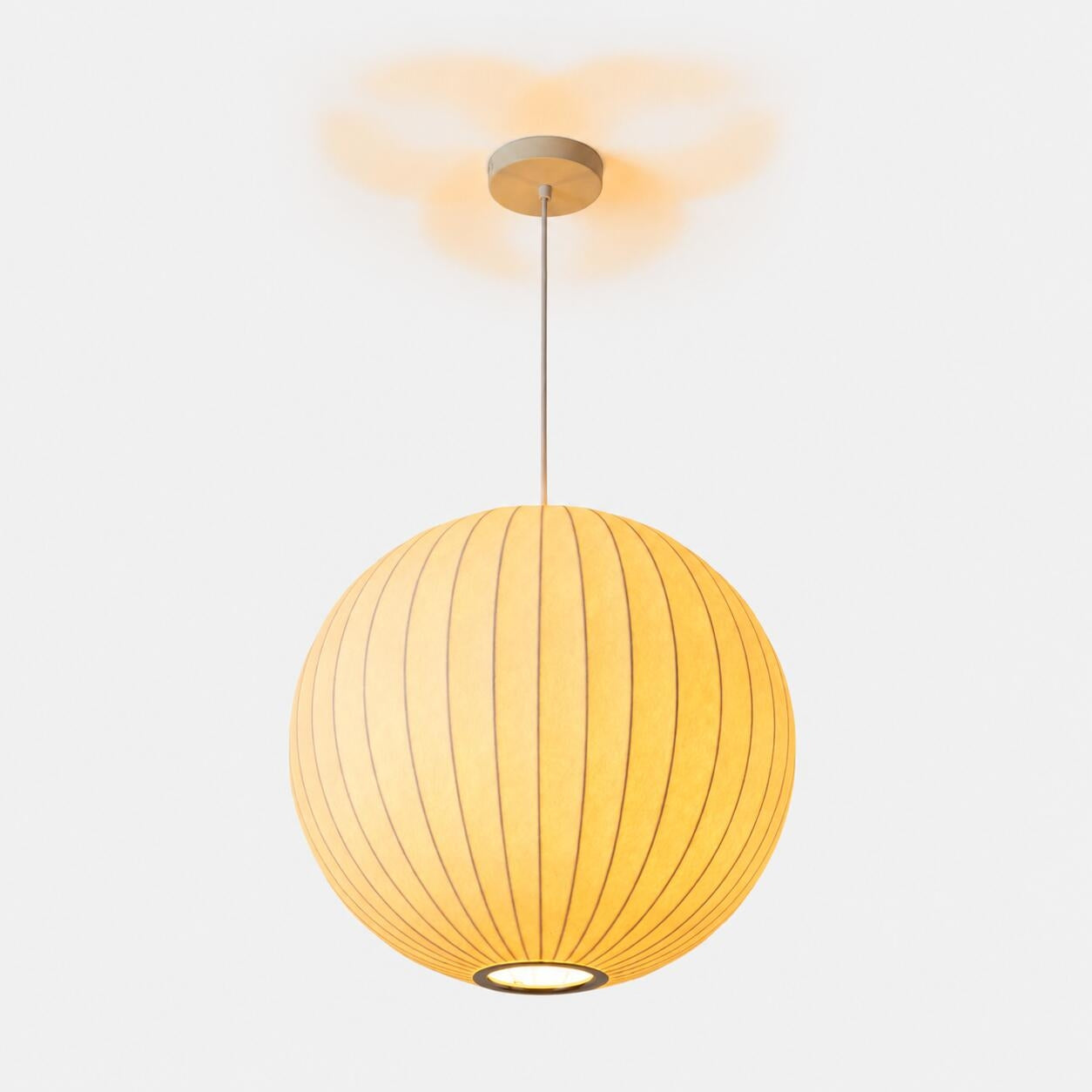 Lámpara colgante de diseño "NUBA 500" - Pantalla de seda - E27 - 50cm (7)