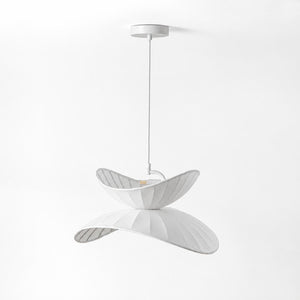 Lámpara colgante de diseño "PAPILLON" - Pantalla de seda - G9 y E27 (5)