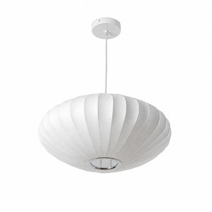 Lámpara colgante de diseño "ONDINA 500" - Pantalla de seda - E27 - 50 cm (6)