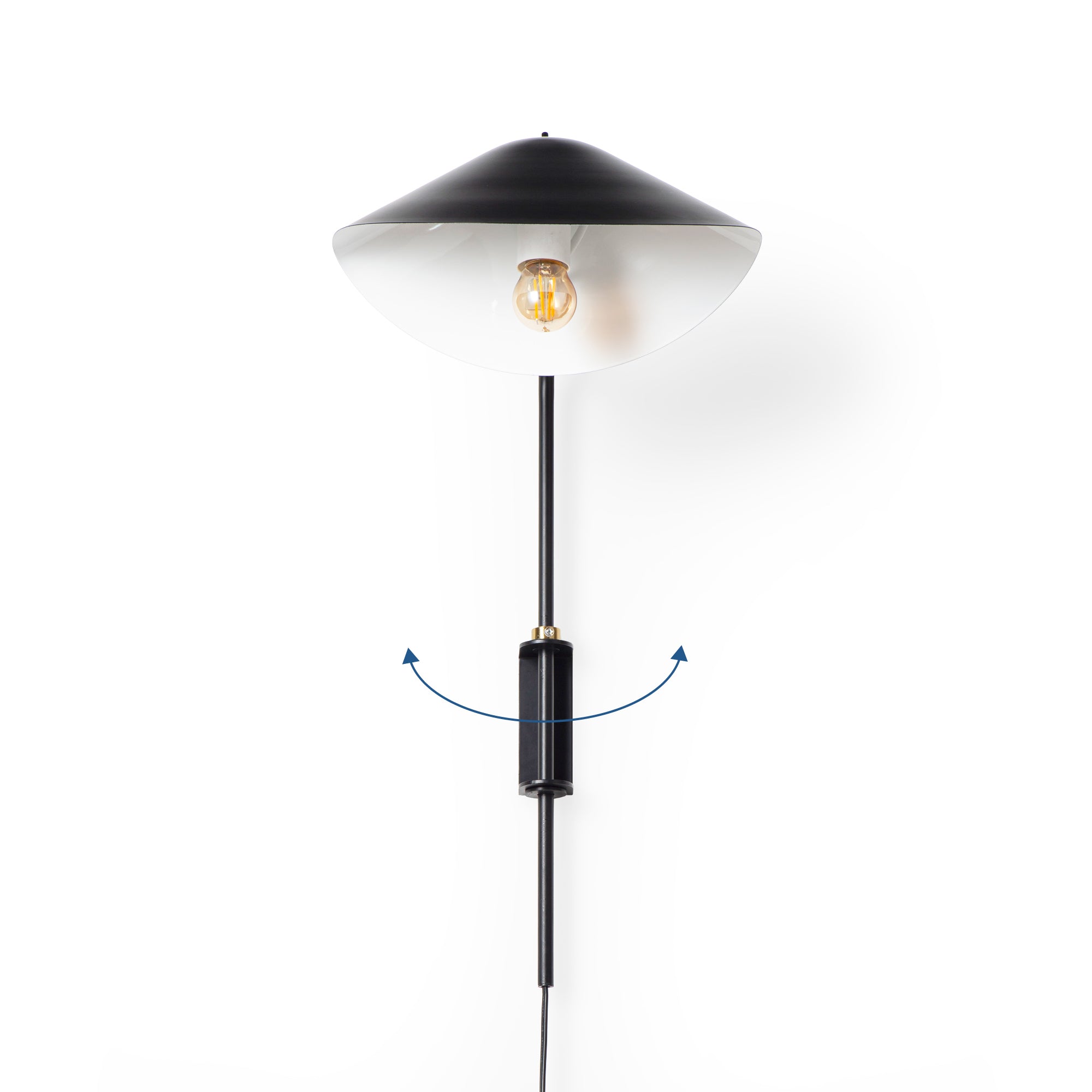 Aplique de pared de diseño con enchufe "Halo Wall" - E27 (6)