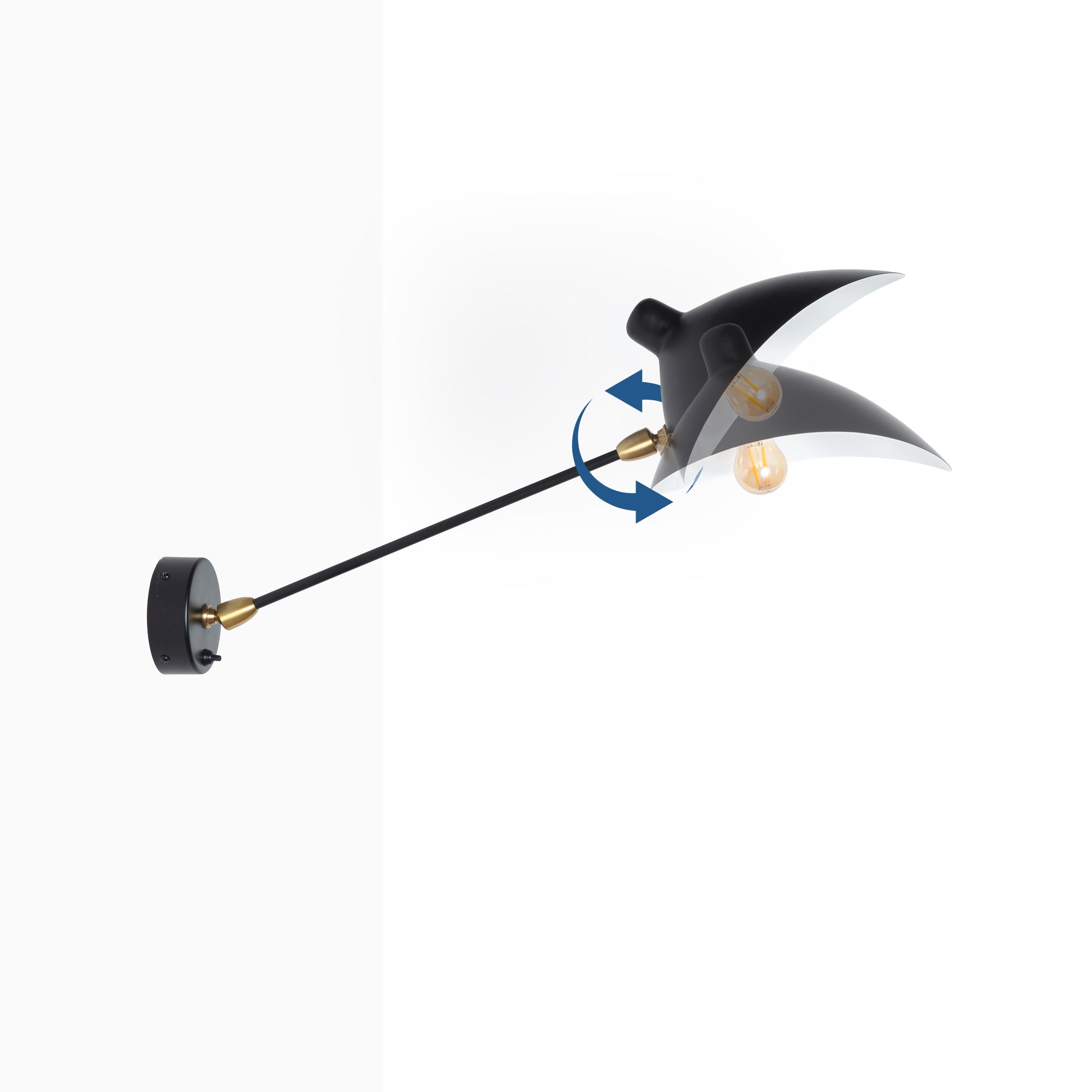 Aplique de pared de diseño "Lumen" - E27 (4)