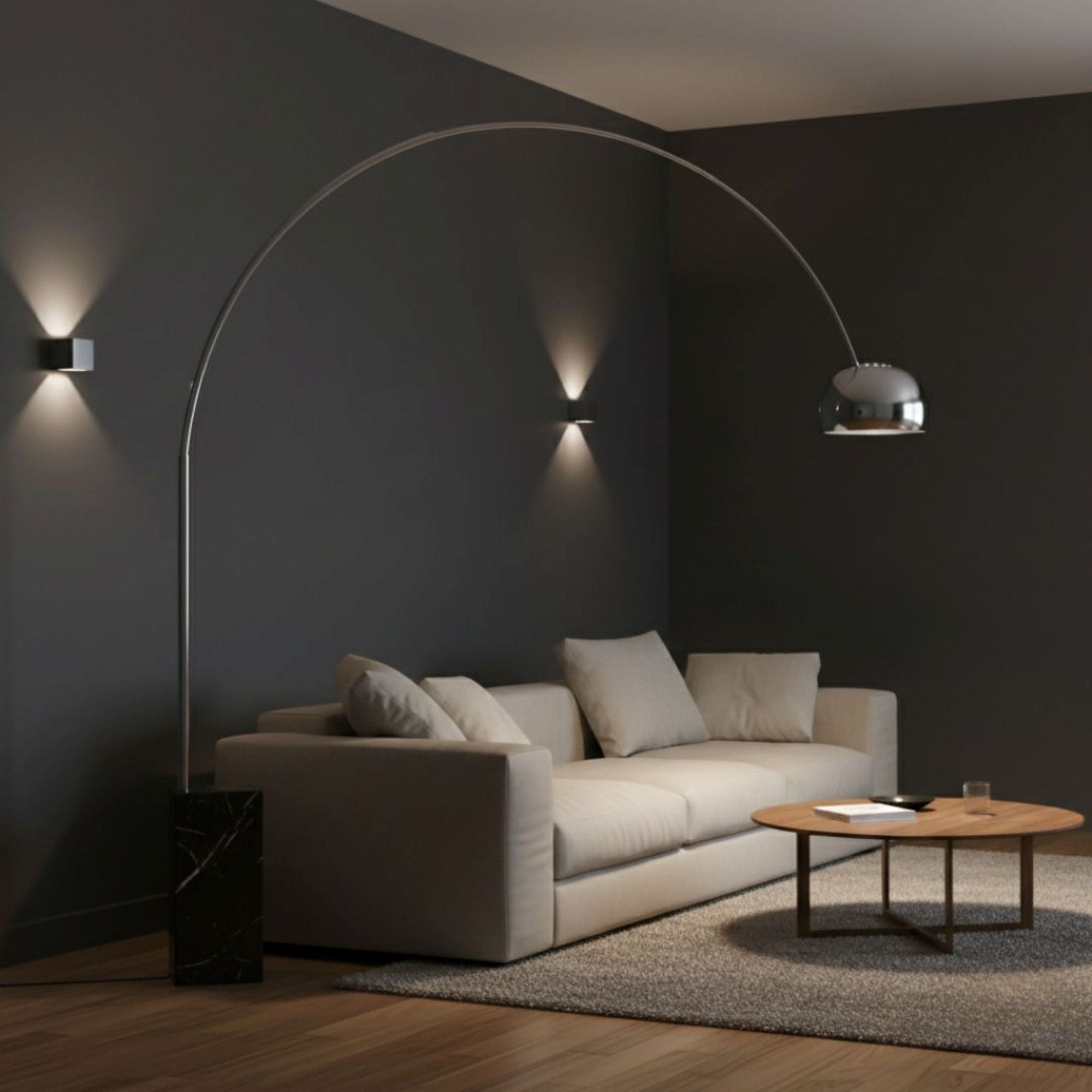 Lámpara de pie arco "Bend" - E27 (10)