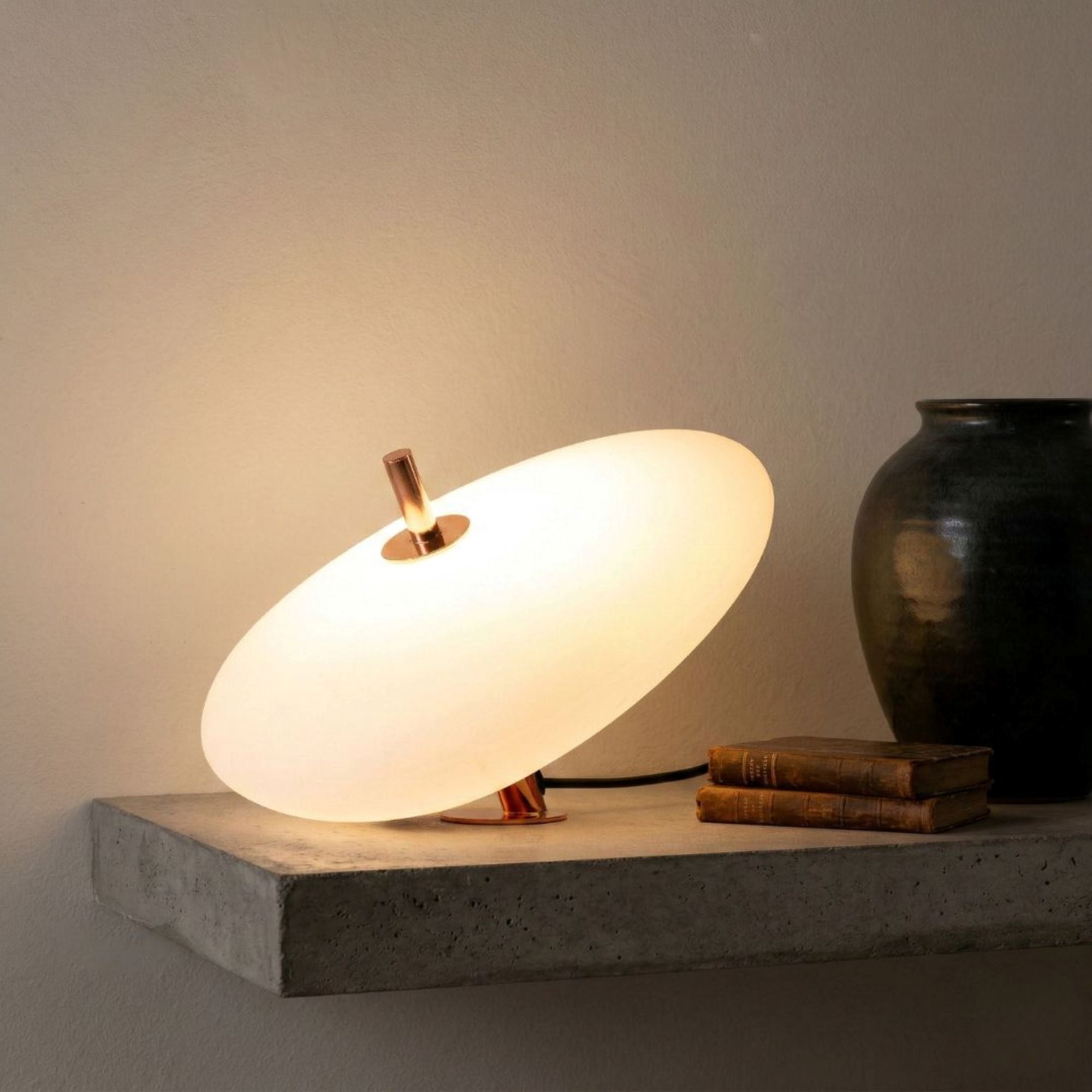 Lampara de mesa de policarbonato "PEBBLES" - Táctil - 6W (5)