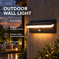 Luminária de parede externa com sensor PIR - 13W - Branco quente - IP44 2