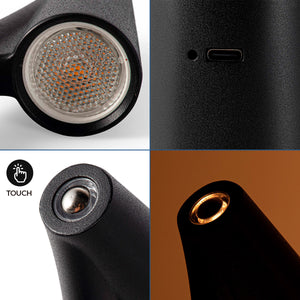 Lámpara de mesa LED portátil - Táctil - 3000K (17)