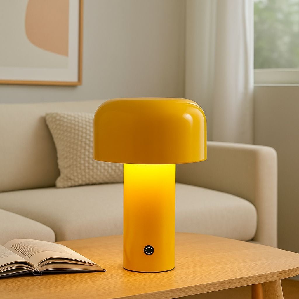 Draagbare CCT LED tafellamp - Touch - Ø125 mm