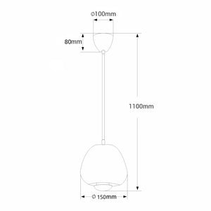 Lámpara colgante de diseño  "Julia" (25)
