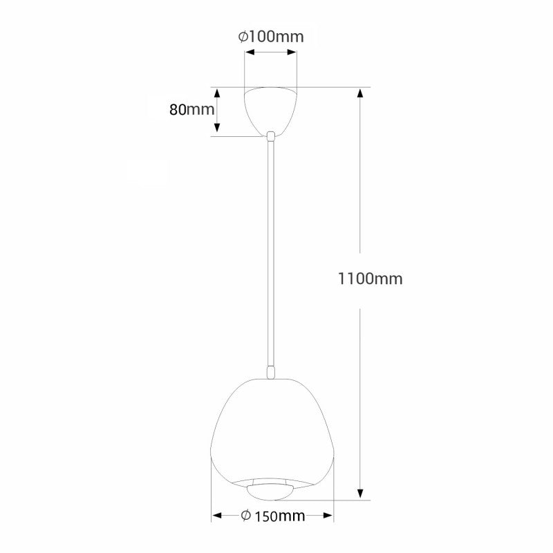 Lámpara colgante de diseño  "Julia" (25)