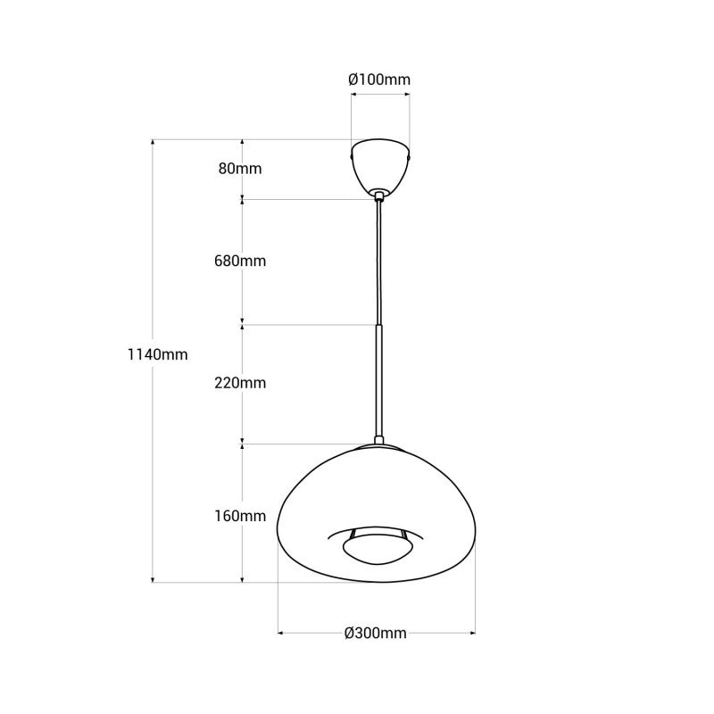 Lampara colgante de diseño "Hugo" (19)