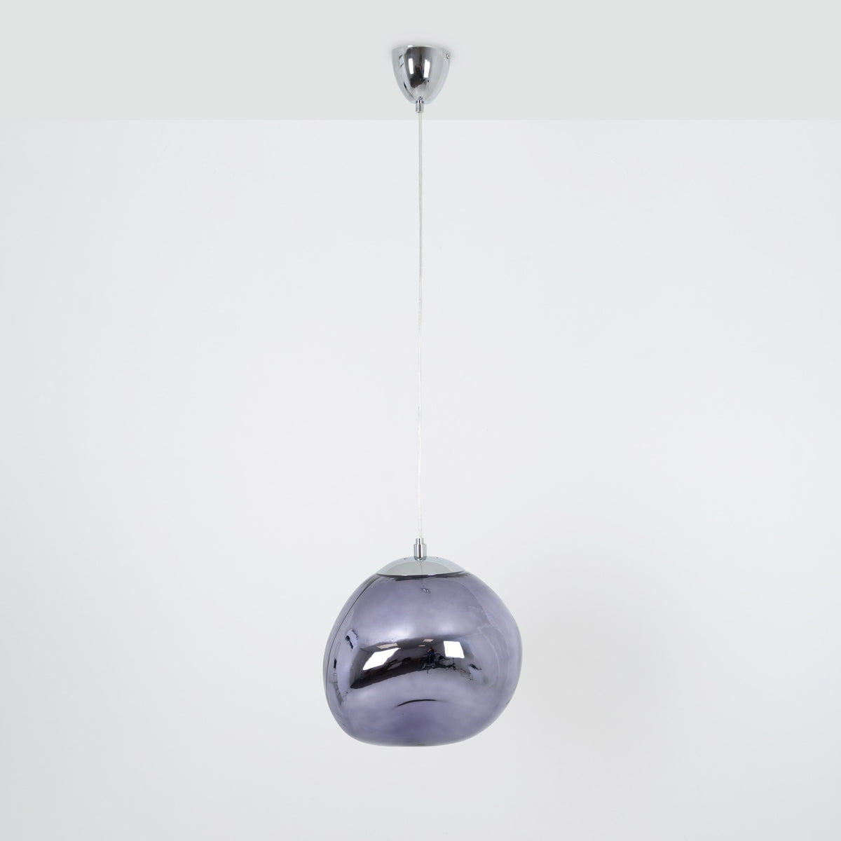 Lámpara colgante cristal de diseño "RAINY" - Ø 36cm - E27 (1)