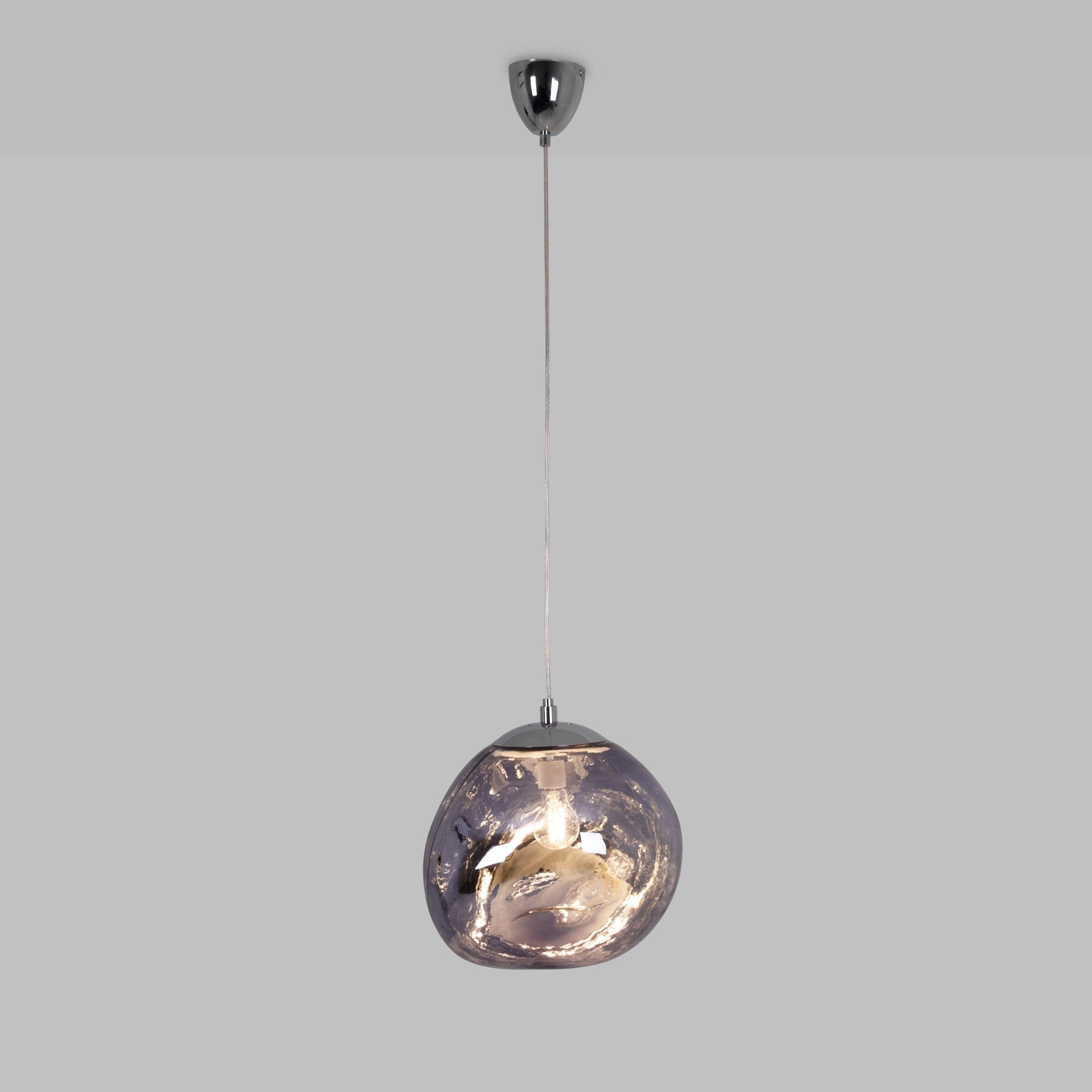 Lámpara colgante cristal de diseño "RAINY" - Ø 36cm (2)