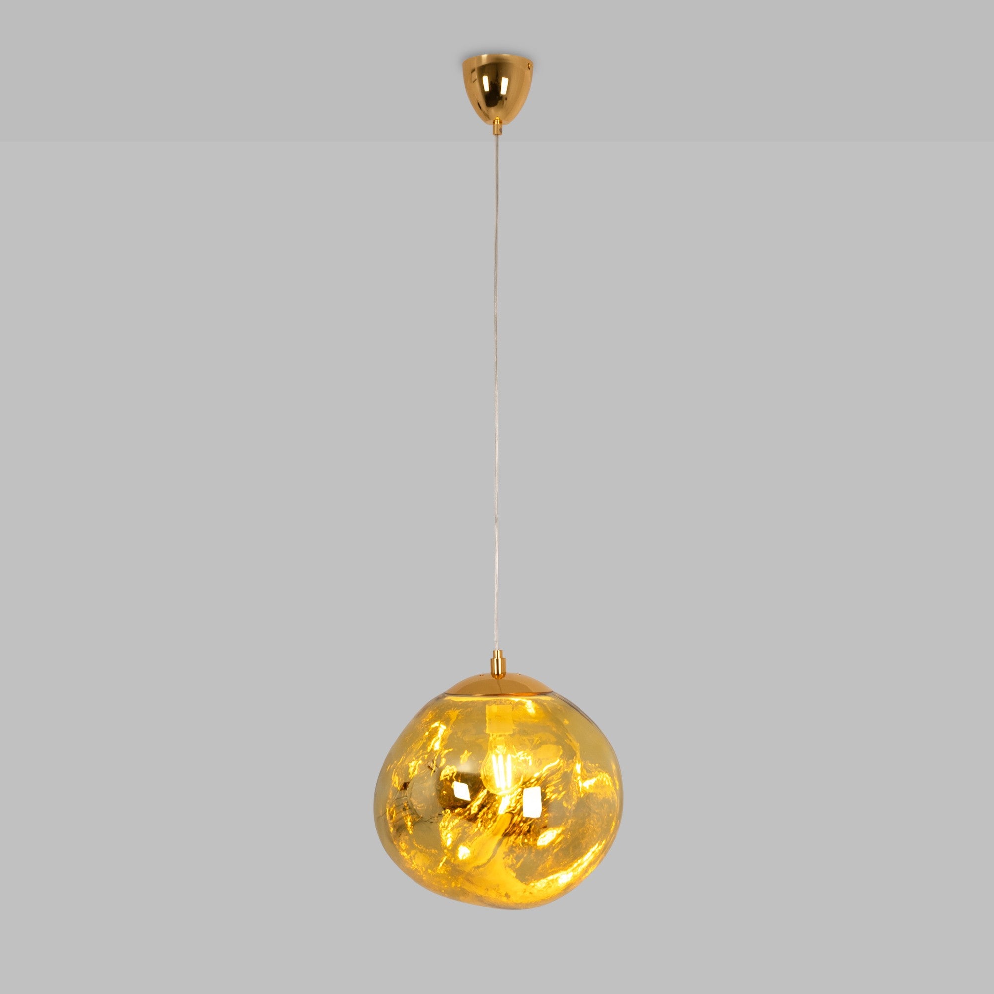 Lámpara colgante cristal de diseño "RAINY" - Ø 36cm (28)