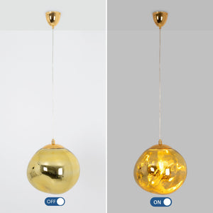 Lámpara colgante cristal de diseño "RAINY" - Ø 36cm (29)