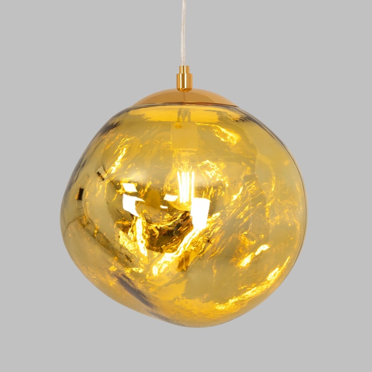 Lámpara colgante cristal de diseño "RAINY" - Ø 36cm - Barcelona Led-Decoración