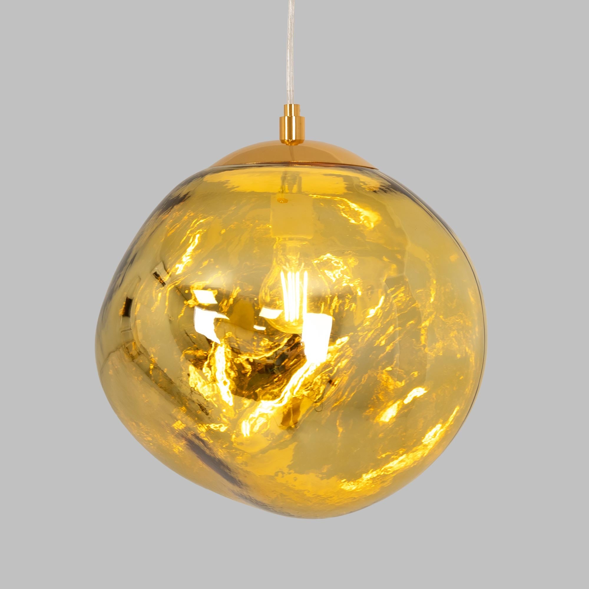 Lámpara colgante cristal de diseño "RAINY" - Ø 36cm (26)