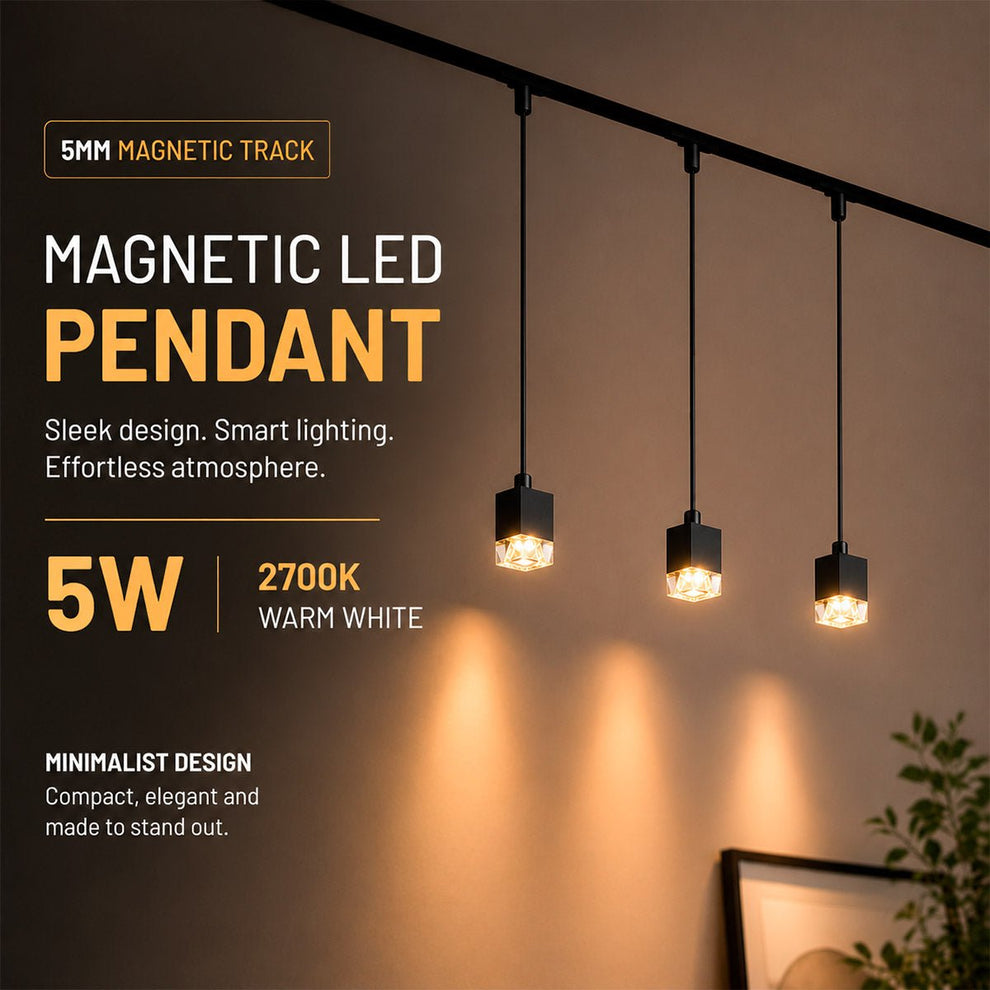 Diffuser Access Panel LED Suspension Spotlight for 5mm Magnetic Track 5W | Barcelona LED ...