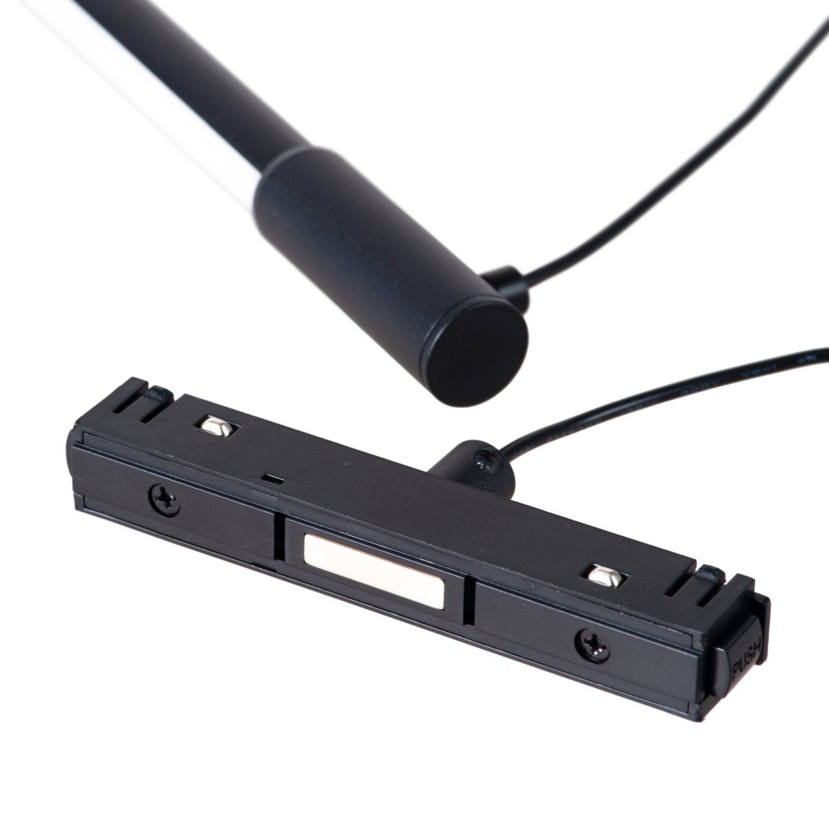 Lámpara colgante LED horizontal para carril magnético - 48V - 21W - 2800K - 120cm - Barcelona Led-