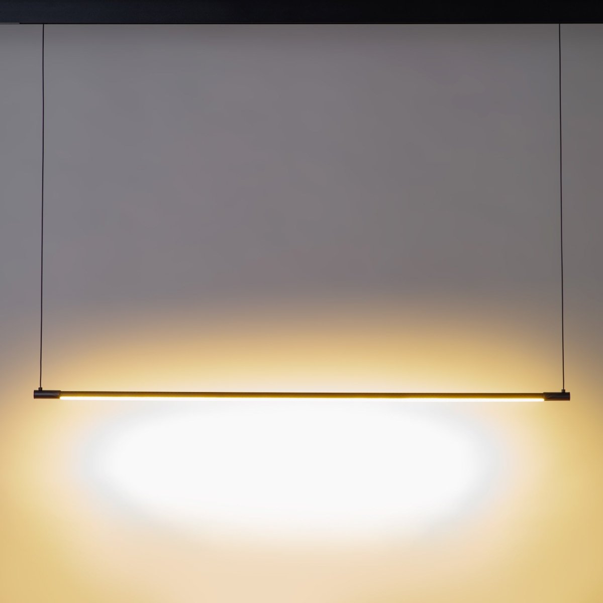 Lámpara colgante LED horizontal para carril magnético - 48V - 21W - 2800K - 120cm - Barcelona Led-