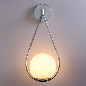 Aplique de pared bola cristal "Clara" - E14 (27)