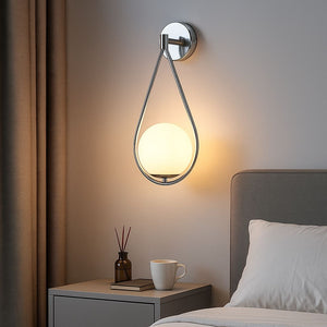 Aplique de pared bola cristal "Clara" - E14 (25)