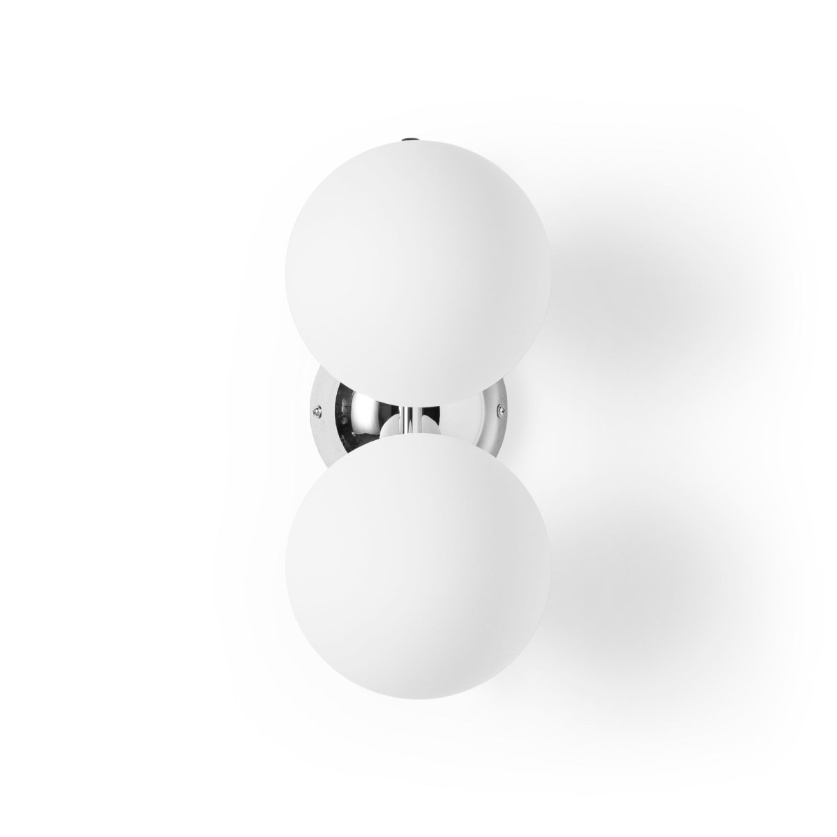 Aplique de pared doble bola cristal "VIC 150" - E27 - Ø 15cm - Barcelona Led-Decoración