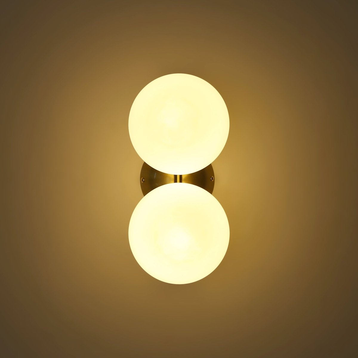 Aplique de pared doble bola cristal "VIC 150" - E27 - Ø 15cm - Barcelona Led-Decoración