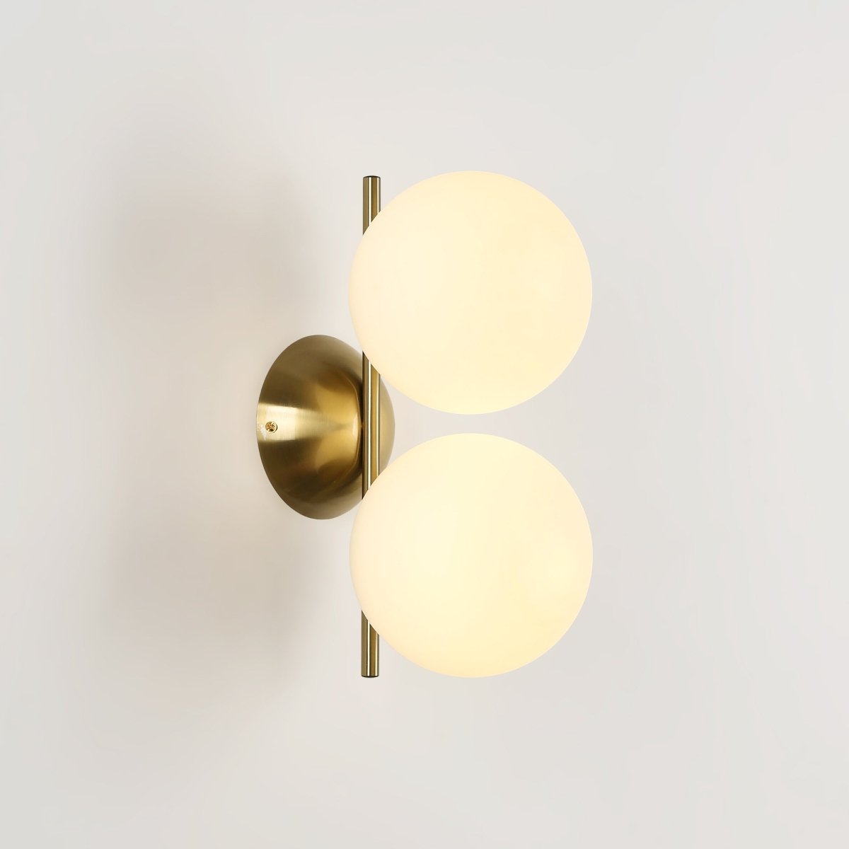 Aplique de pared doble bola cristal "VIC 150" - E27 - Ø 15cm - Barcelona Led-Decoración