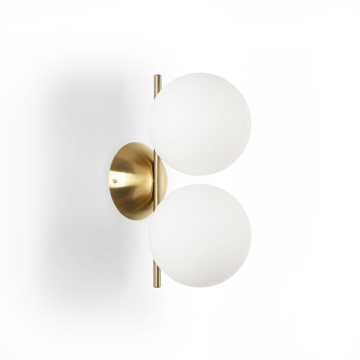 Aplique de pared doble bola cristal "VIC 150" - E27 - Ø 15cm - Barcelona Led-Decoración