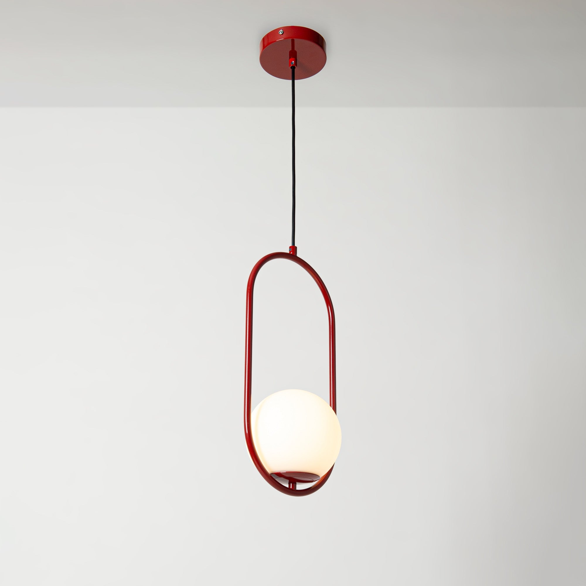 Lámpara colgante bola cristal "JOHN" - E27 - Ø 15cm