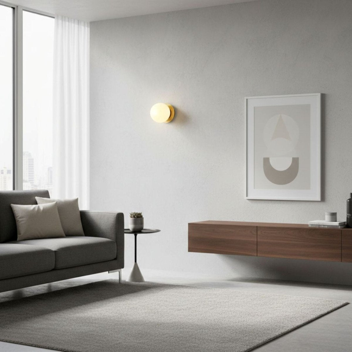 Aplique de pared bola cristal "ARCE" - E27 - Ø 15cm - Barcelona Led-Decoración