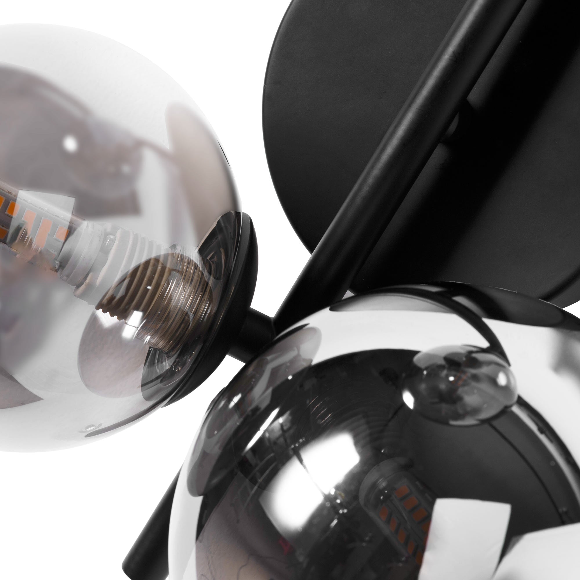 Aplique de pared con esferas de cristal "CATY" - 3 x G9 (23)